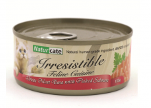 Naturcate NC155-5 白肉吞拿魚+三文魚 貓罐頭 155g