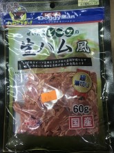 DoggyMan 雞肉+牛肉薄片 60G ($110/3包)