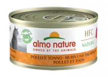 Almo Nature HFC Natural 雞肉 + 吞拿魚 貓罐頭 (9025) 70g