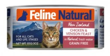 F9 Feline Natural Chicken and Venison Feast 雞肉及鹿肉 170G
