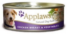 APPLAWS 狗罐頭 雞胸肉蔬菜 156G