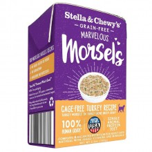 STELLA & CHEWY'S 貓貓濕糧 啖啖濃湯肉粒 (Morsels) 放養火雞肉 (黃) 5.5oz