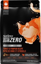 Nutrience SubZero 單一蛋白系列無穀物全貓糧 – 火雞、南瓜 10LB