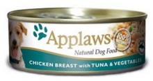 APPLAWS 狗罐頭 雞胸肉吞拿魚和蔬菜 156G