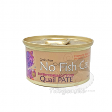 No Fish Cat 意大利無穀物(單一蛋白) 鮮鵪鶉肉醬貓罐頭－85G