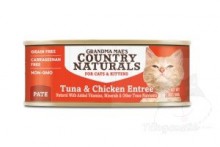 Country Naturals 無穀物 吞拿魚走地雞肉泥配方 貓罐頭 2.8oz