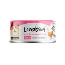 Loveabowl 貓罐 無穀物亮毛嫩雞三文魚 (LBCE020) 70g