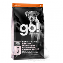 GO! SOLUTIONS™低敏美毛系列-三文魚小顆粒狗糧配方 6LBS