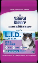 Natural Balance® L.I.D.肉食系 - 鹿肉成貓糧 4.5lbs
