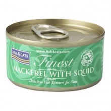 Fish4Cats MACKEREL W SQUID (CMW934) 鯖魚塊魷魚 70g