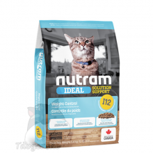 Nutram I12 Ideal Solution Support® Weight Control Natural Cat Food 體重控制天然貓糧  5.4KG