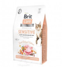Brit Care 貓糧 火雞+三文魚挑嘴貓敏感腸胃無穀物配方 2kg
