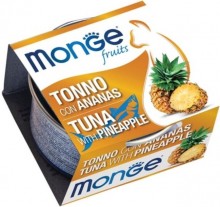 MONGE 水果系列 - 吞拿魚配菠蘿 貓罐頭 80g