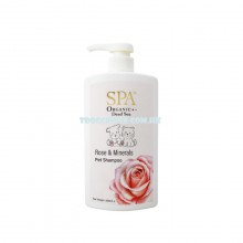 SPA Rose & Dead Sea Salt Minerals Shampoo 玫瑰&死海鹽滋潤潔毛啫喱500ML (PET30-5)