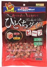 DoggyMan 霜降牛肉小方塊 300g ($110/3包)