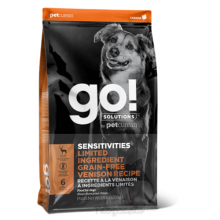 GO! SOLUTIONS™低敏美毛系列-鹿肉狗糧配方 3.5LBS