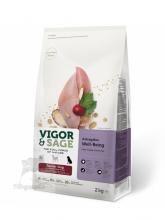 Vigor & Sage 火雞肉、黃芪無穀物配方 [老犬糧] 12kg