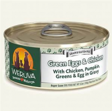 WeRuVa 狗罐頭 經典系列 無骨去皮雞胸肉+雞蛋+豌豆 Green Eggs and Chicken 156G