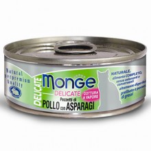 MONGE 雞肉蘆筍 貓罐頭 80G
