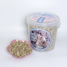 V LAND 脫水小食 -大桶鴨粒 1250G -貓狗食用