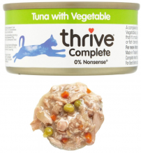 Thrive 脆樂芙 整全貓罐頭 (吞拿魚、蔬菜) 75G