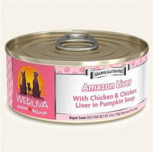 WeRuVa 狗罐頭 經典系列 無骨去皮雞胸肉+雞肝 Amazon Liver 156G
