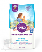 HALO 自然光環 敏感腸胃 海鮮大雜燴配方 貓糧 10lb