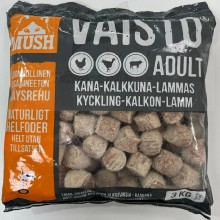 Mush Vaisto 原始系列 - 雞+火雞+羊 急凍生肉狗糧 3kg