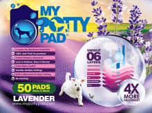 My Potty Pad  殿堂吸寵物尿墊 50片裝 (薰衣草味) 45 cm x 60cm