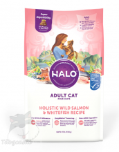 HALO 自然光環 無穀野生三文魚 & 白魚配方 幼貓糧 10lb