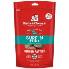 Stella & Chewys 美國狗糧 - 凍乾脫水肉餅 - Surf & Turf 海陸佳餚(牛肉及三文魚肉配方) 25oz