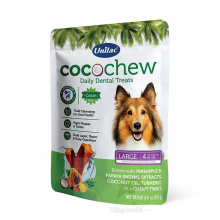 Unilac - Cocochew 雙酵素動態潔牙棒 (Large - 4條 50~100lb) 175g