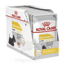 Royal Canin Dermacomfort Adult Dog (Loaf)成犬皮膚舒緩加護主食濕糧(肉塊) 85gx12包 訂購大約7個工作天