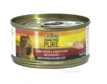 Canidae® PURE 雞肉塊蝦仁 貓罐頭 70g