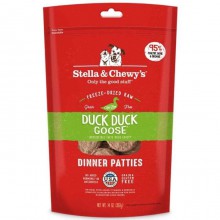 Stella & Chewys 美國狗糧 - 凍乾脫水肉餅 -鴨朋鵝友(鴨肉及鵝肉配方) 14oz