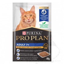 PURINA® PRO PLAN® 濕糧成貓7+配方(醬汁雞肉) 85G