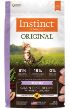 Nature's Variety Instinct (本能) 無穀物配方 - 雞肉幼貓乾糧 4.5lb