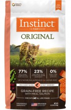 Nature's Variety Instinct (本能) 無穀物配方 - 三文魚貓乾糧 10lb