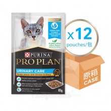 PURINA® PRO PLAN® 濕糧成貓泌尿健康配方 (醬汁雞肉) 85G x 12包原盒同款優惠
