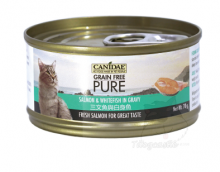 Canidae® PURE 三文魚+白身魚 貓罐頭 70g