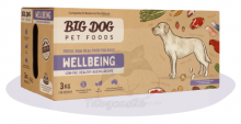 Big Dog BARF For Dogs 大笨狗 Wellbeing 健怡配方急凍生肉狗糧 (12x250g) 3kg